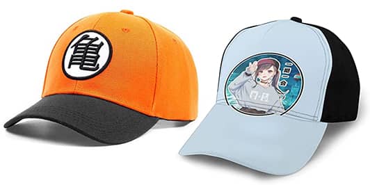 gorras de beisbol de anime japones